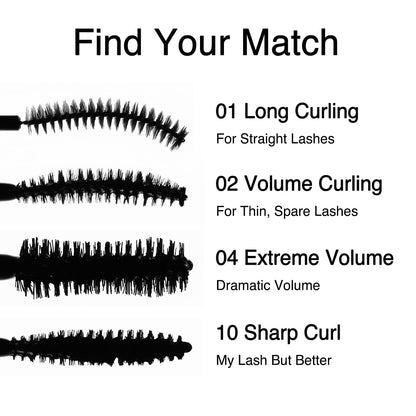 CLIO Kill Lash Superproof Mascara, Waterproof Lengthening Mascara with Slim Curved Brush for Straight Lashes, Smudge-Resistant Long Wear, Lifted Curl and Clean Separation (001 Long Curling)